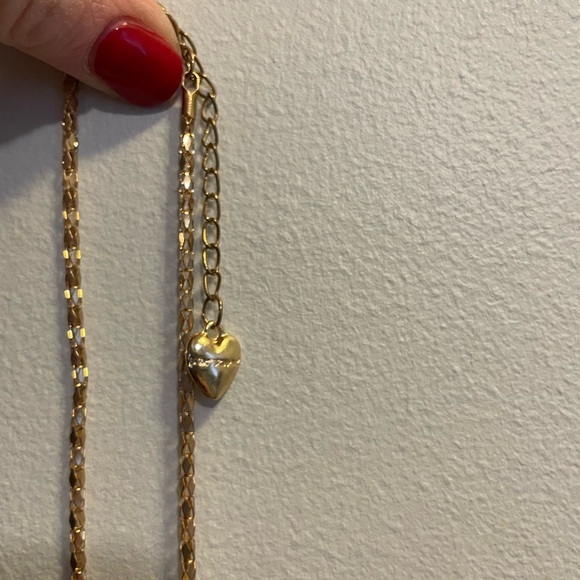 Betsey Johnson Gold Multicolor Swan Necklace - Picture 3 of 3